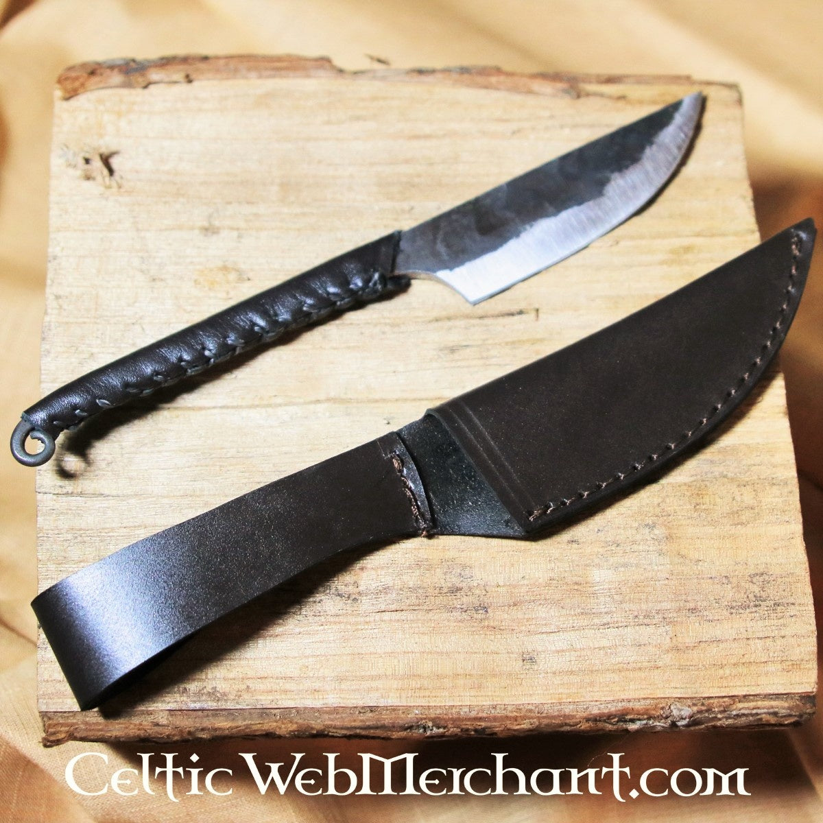 Celtic utility knife Vix, semi-sharp