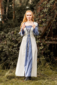 Medieval dress Serena, blue