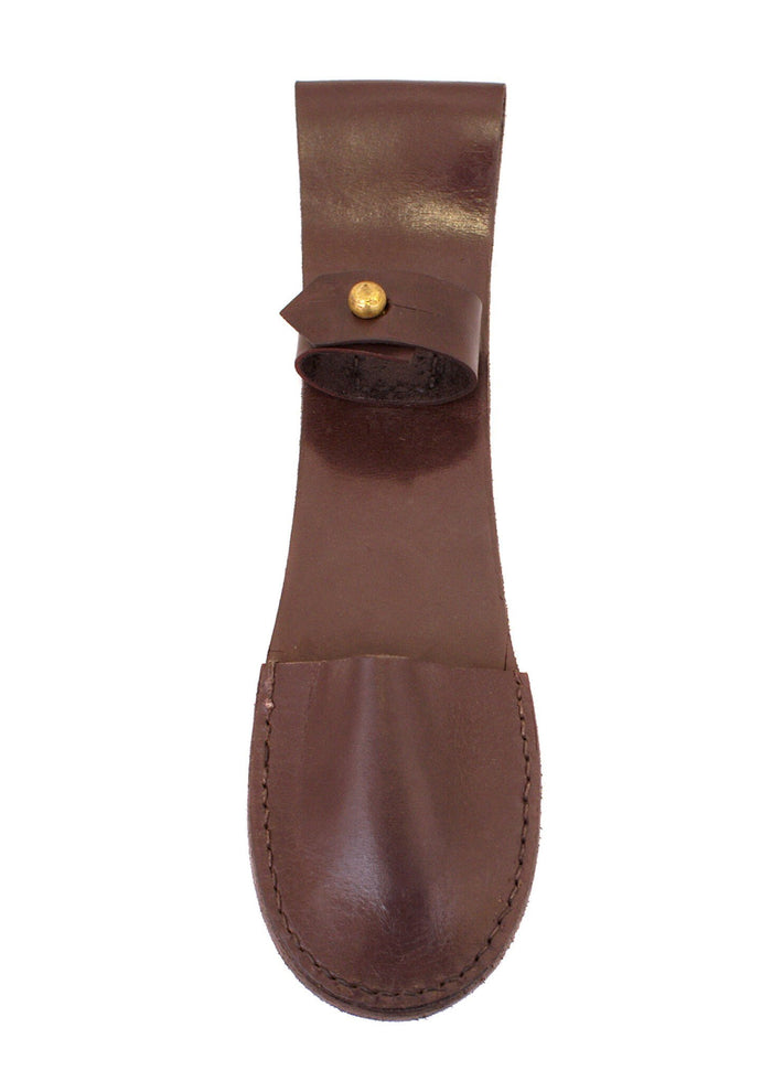 Leather pouch for cutlery