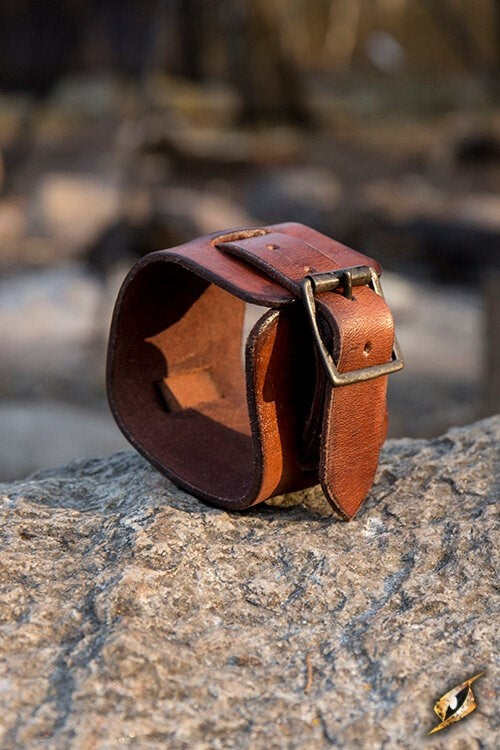 Cuff bracelet, leather
