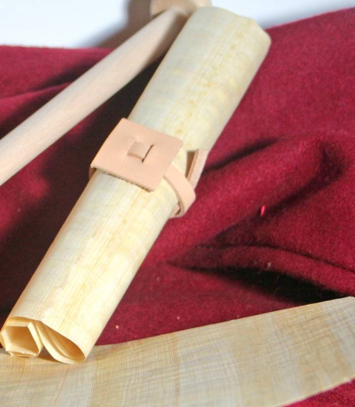 Classical scroll binding