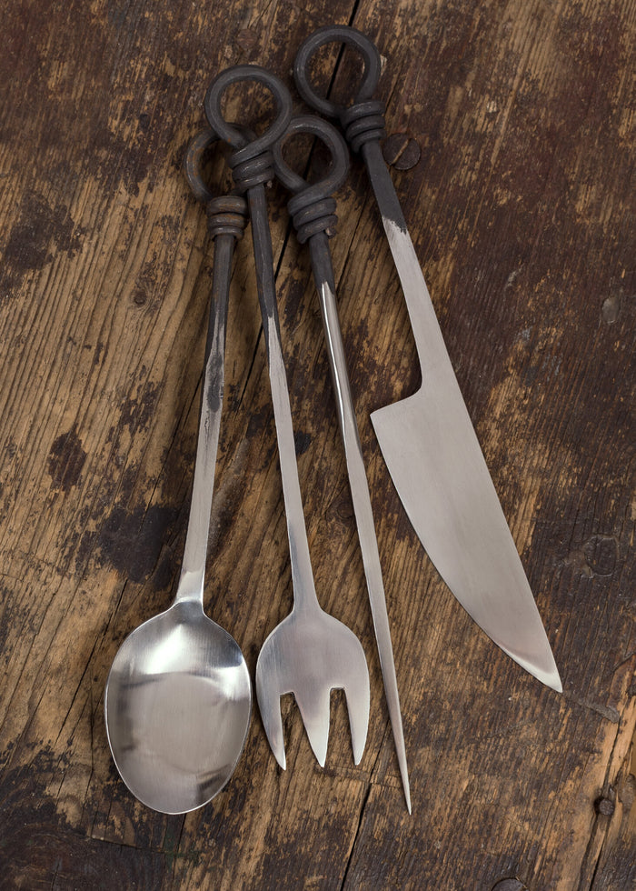 Medieval cutlery set stainless steel