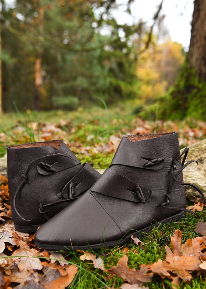 Viking shoes Jorvik, dark brown