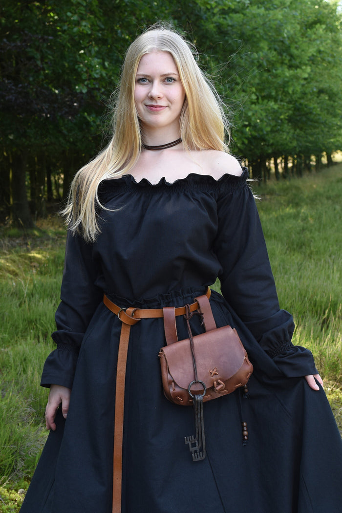Baroque blouse Elizabeth, black