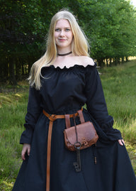 Baroque blouse Elizabeth, black