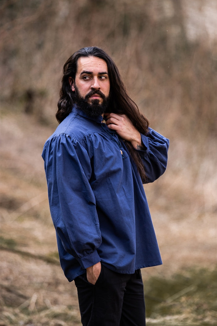Medieval shirt, blue