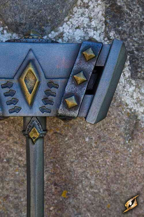 LARP dwarven hammer, 152 cm