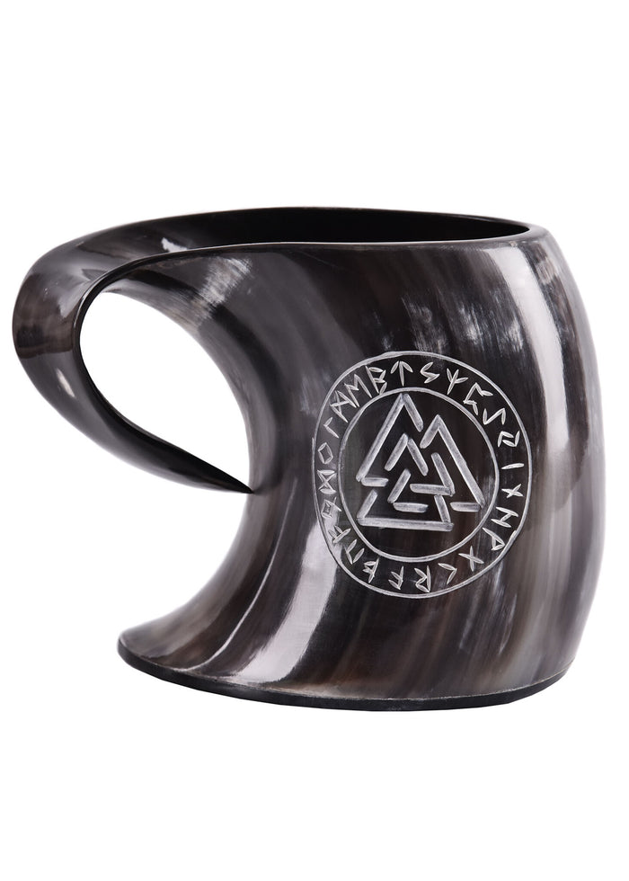 Horn cup, Valknut, 650-1000 ml