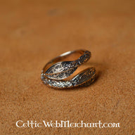 Roman snake ring Herculaneum, bronze