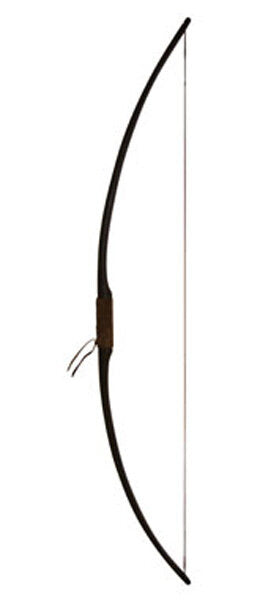 Marksman bow re-enactment / LARP, 50" (127 cm) black, 25 lbs