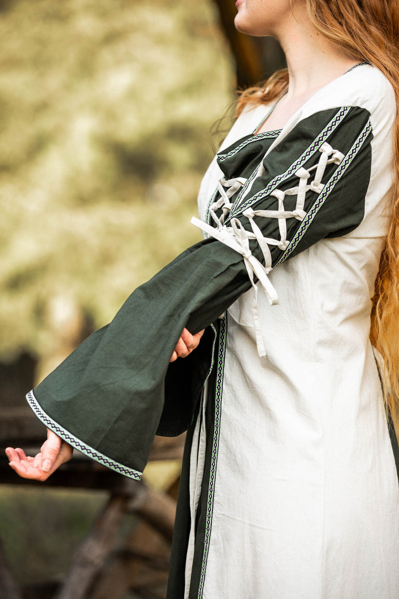 Abito medievale Serena, verde