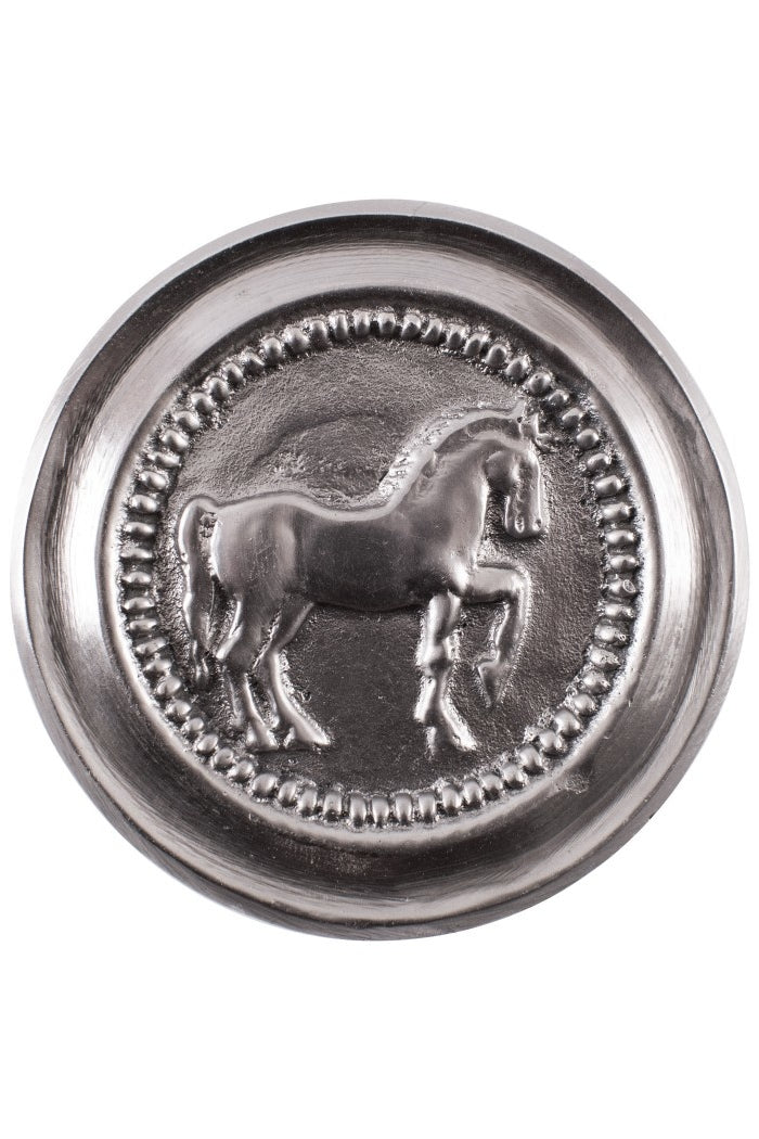 Roman phalera horse silver colour