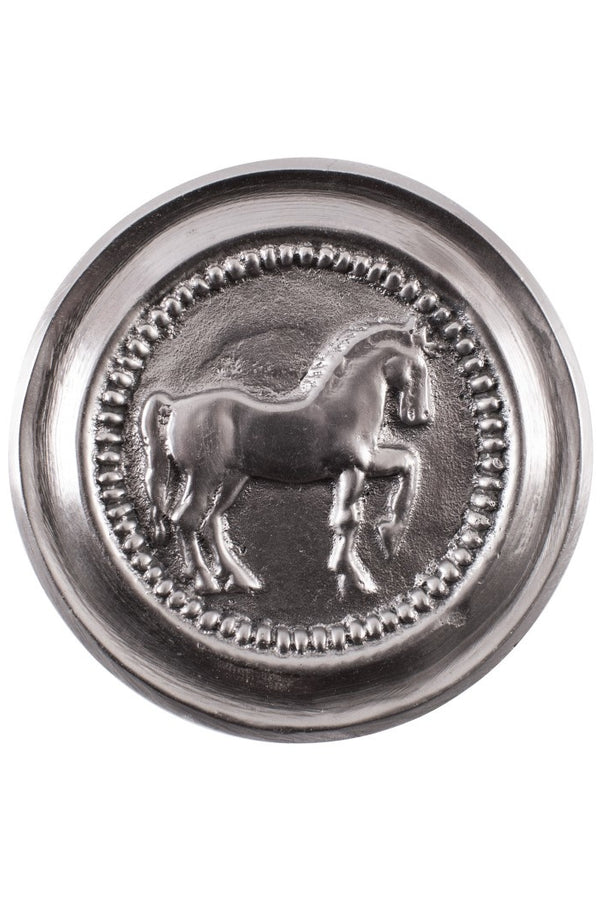 Roman phalera horse silver colour