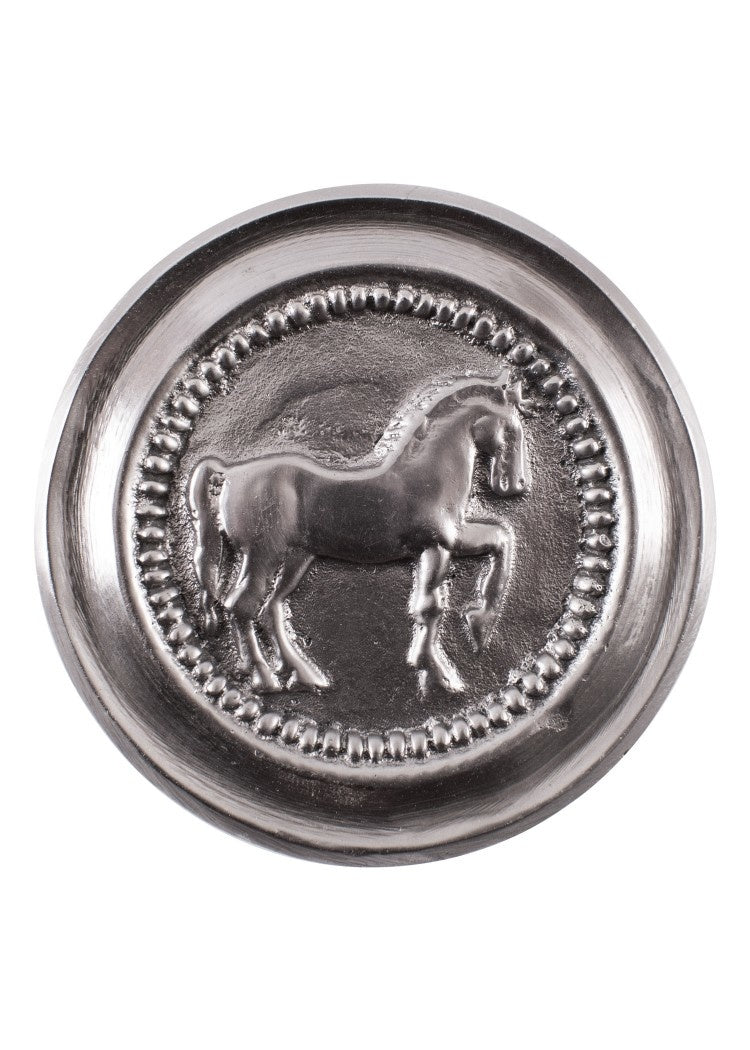 Roman phalera horse silver colour