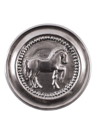 Roman phalera horse silver colour