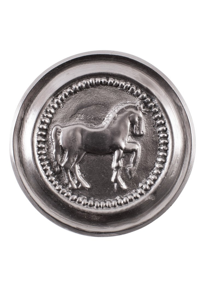 Roman phalera horse silver colour
