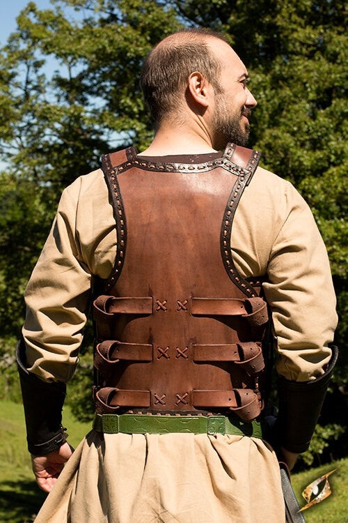 Early Medieval lamellar armour, brown