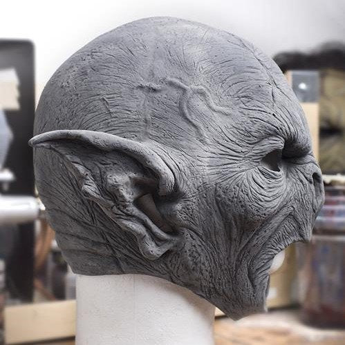 Savage orc mask, unpainted