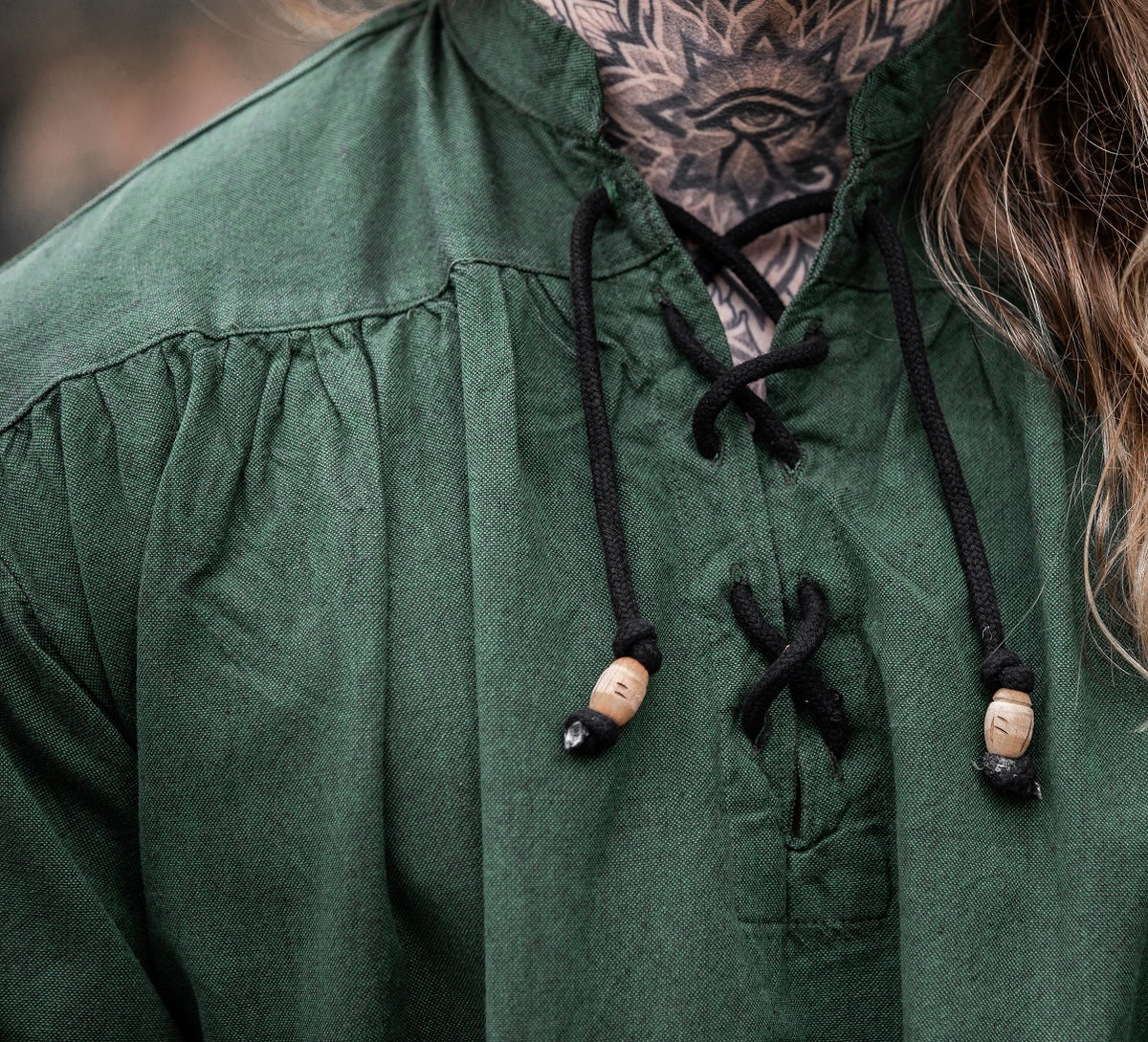 Medieval shirt Georg, green