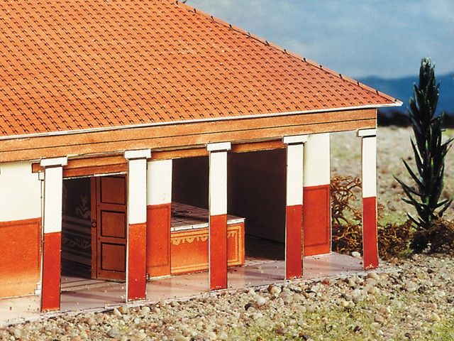 Model building kit Roman villa