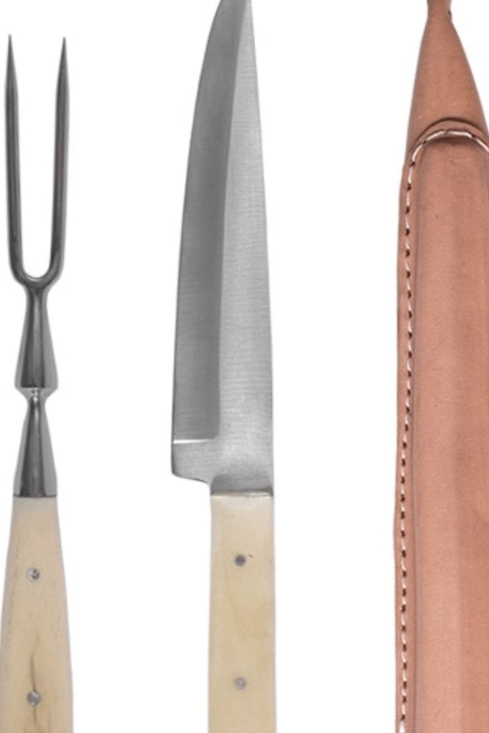 15th-16th century cutlery set knife and fork, stainless steel
