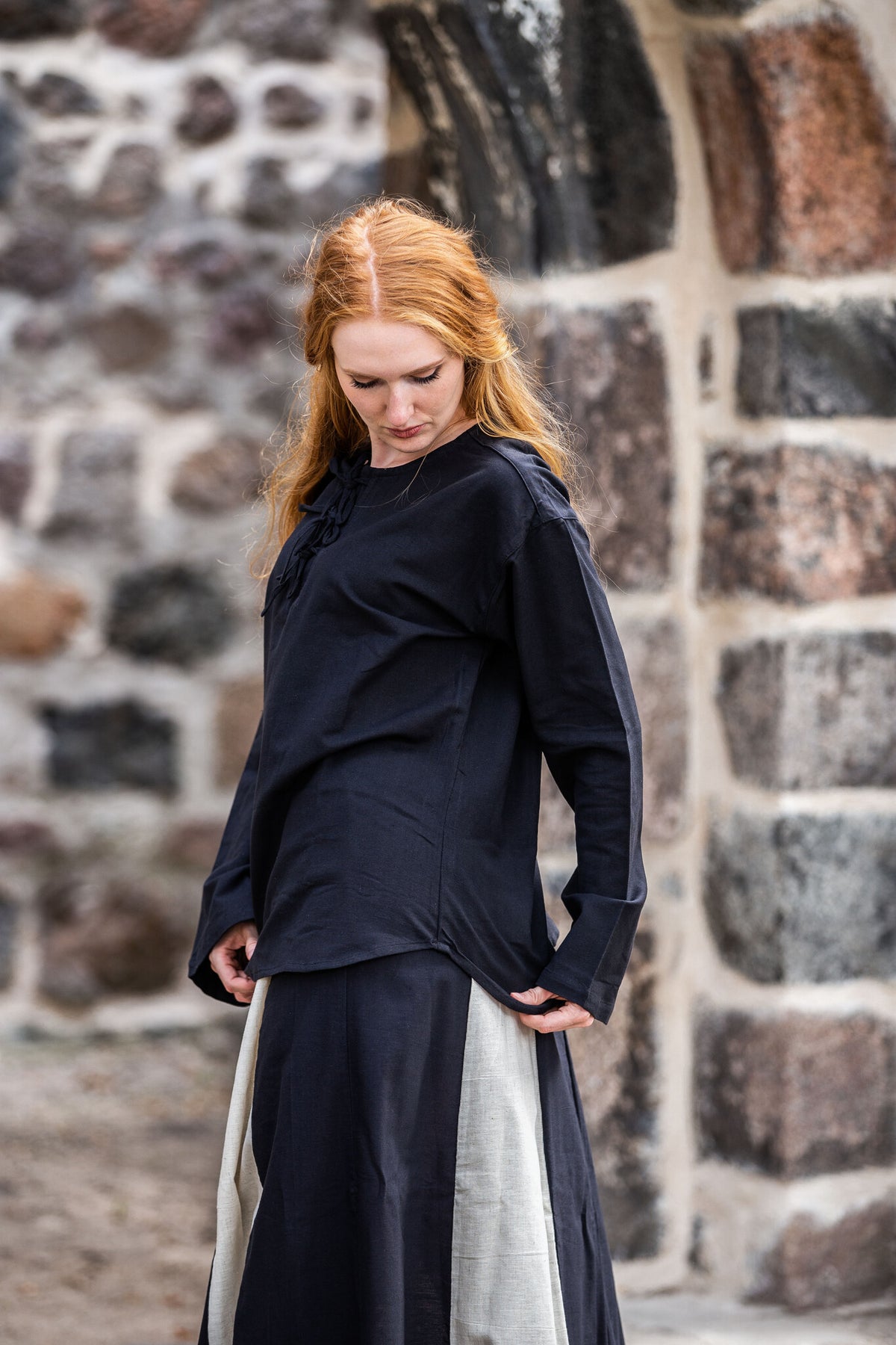 Renaissance blouse Sofia, black