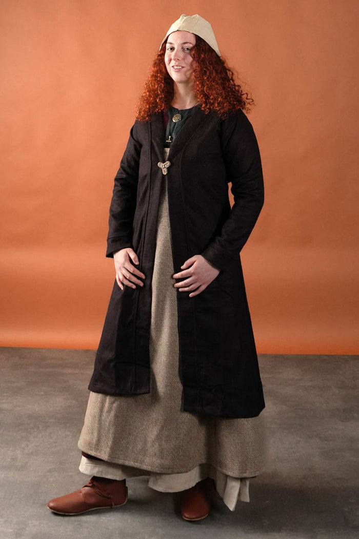 Birka cloak Aslaug, wool blend, brown