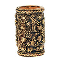 Wikińska koralik brodowy Rygge, brąz