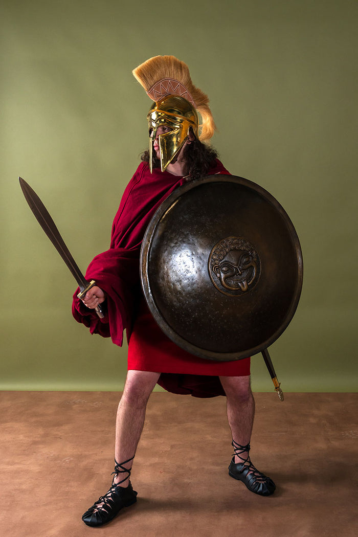 Greek Xiphos Campovolano, semi-sharp