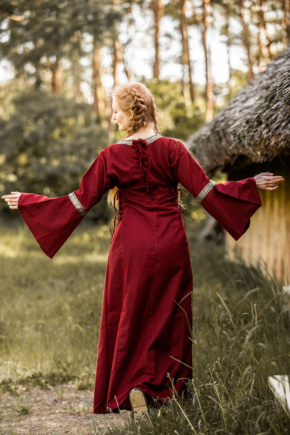 Dress Cleena red