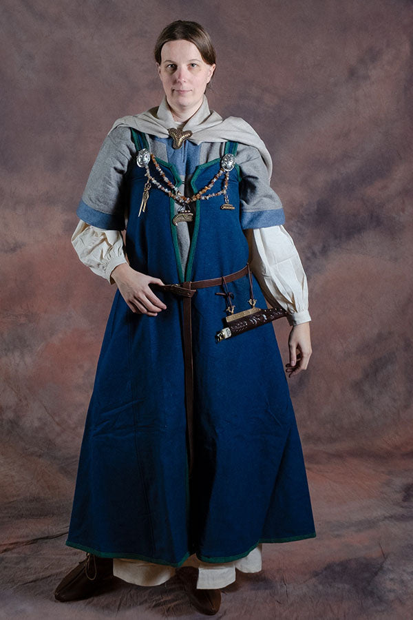 Rusvik Robe viking Katarzyna, bleu-vert