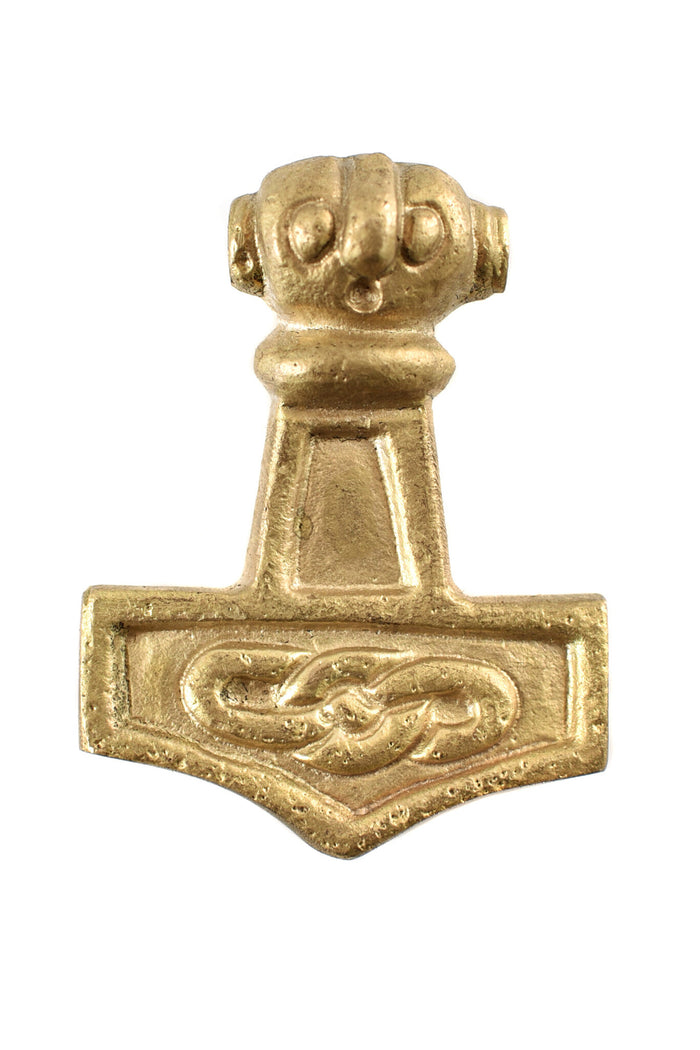 Viking Thor's hammer Erikstorp, brass