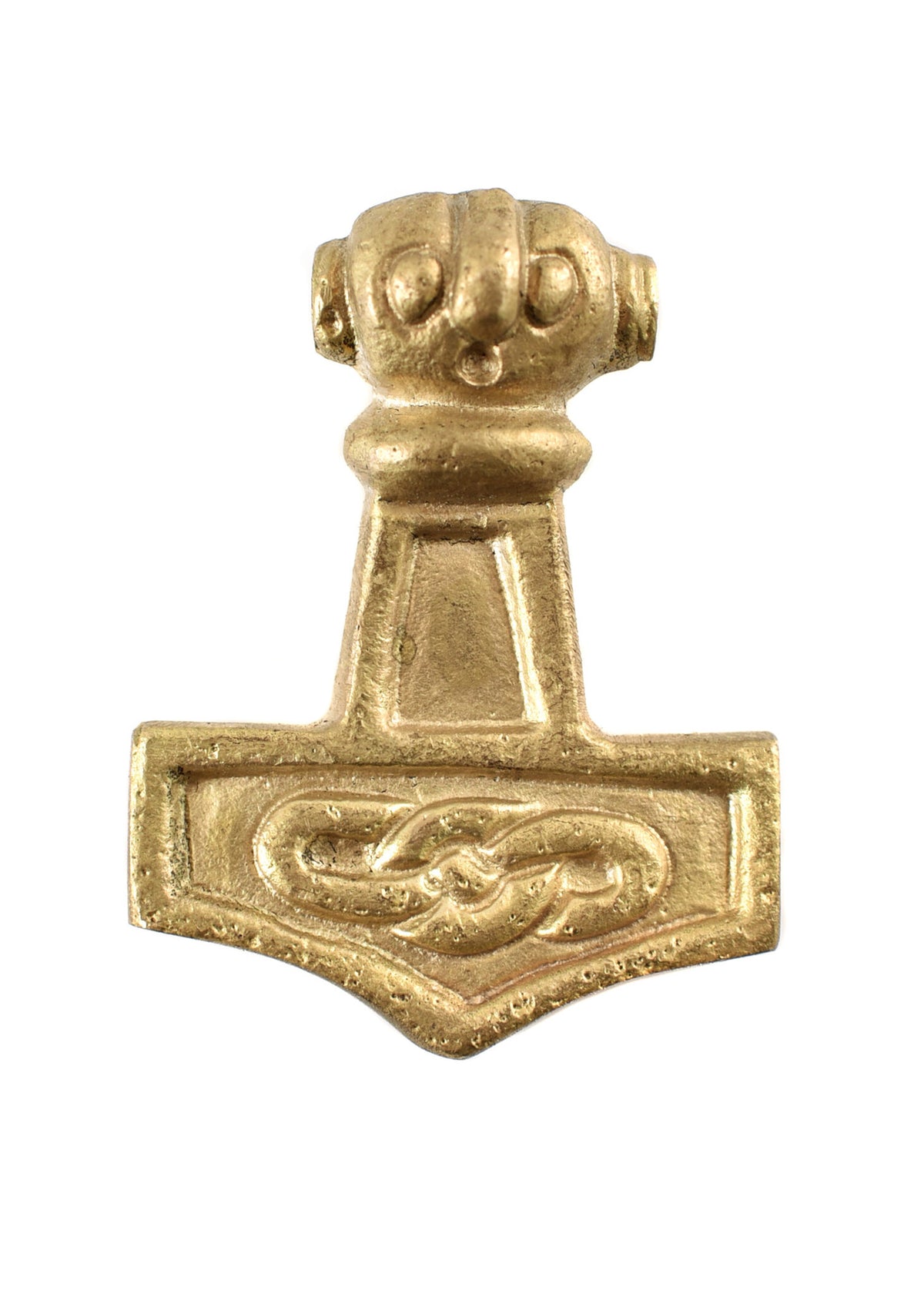 Viking Thor's hammer Erikstorp, brass