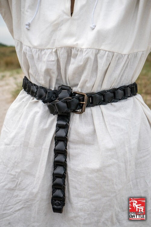 RFB woven belt, black, 115 cm