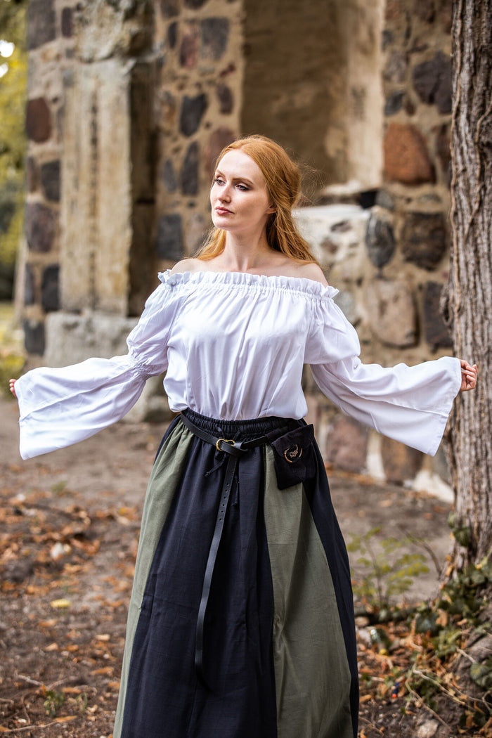 Baroque blouse, white