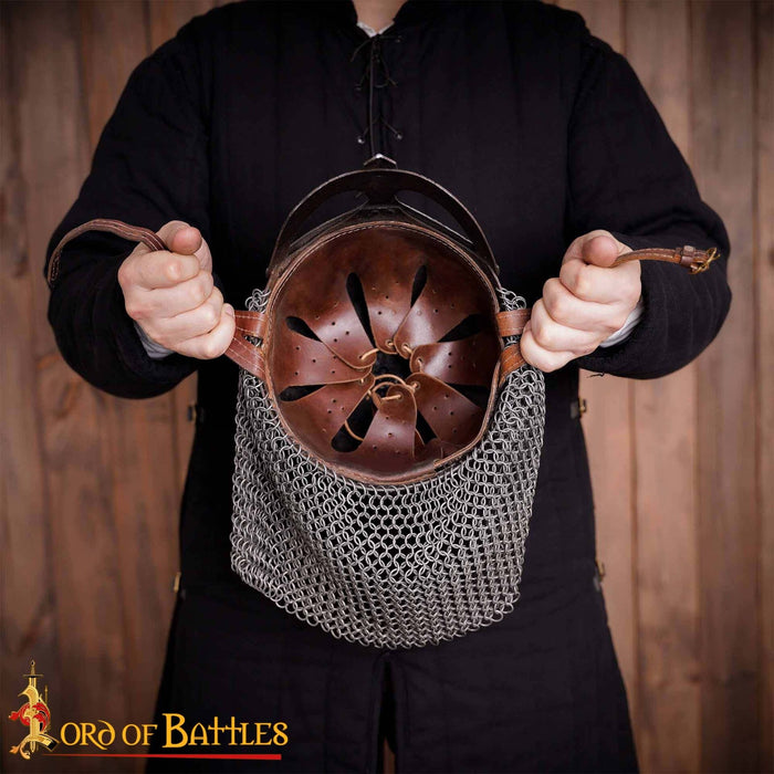 Gjermundbu helmet, antique finish, 2 mm (battle-ready)