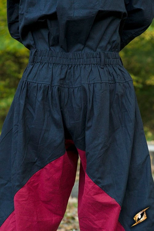 Renaissance trousers Raphael, red-black