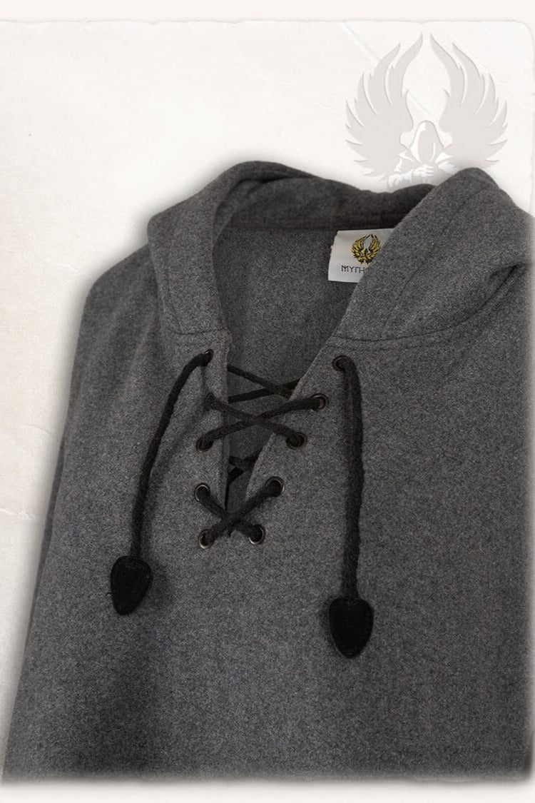 Gardecorp, travel cloak Raven, wool blend, grey