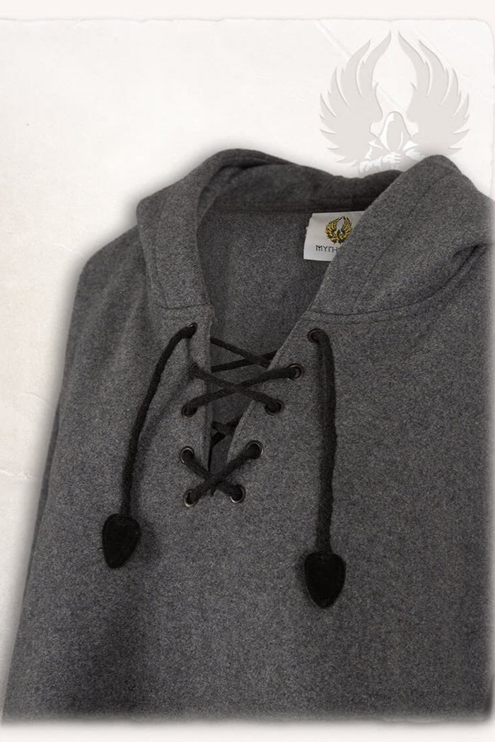 Gardecorp, travel cloak Raven, wool blend, grey
