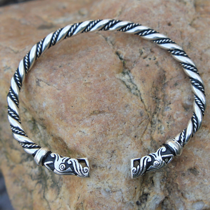 Gotland bracelet Viking, brass colour