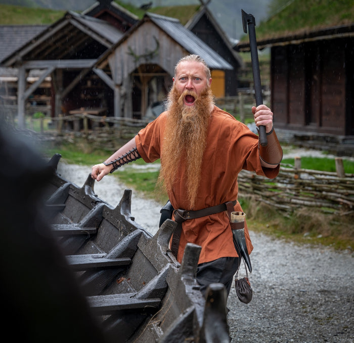 Viking tunic Uhtred, red