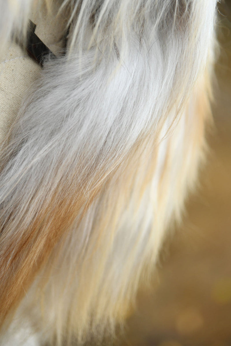 Schaffell für Schultern Bjorn, schwarz