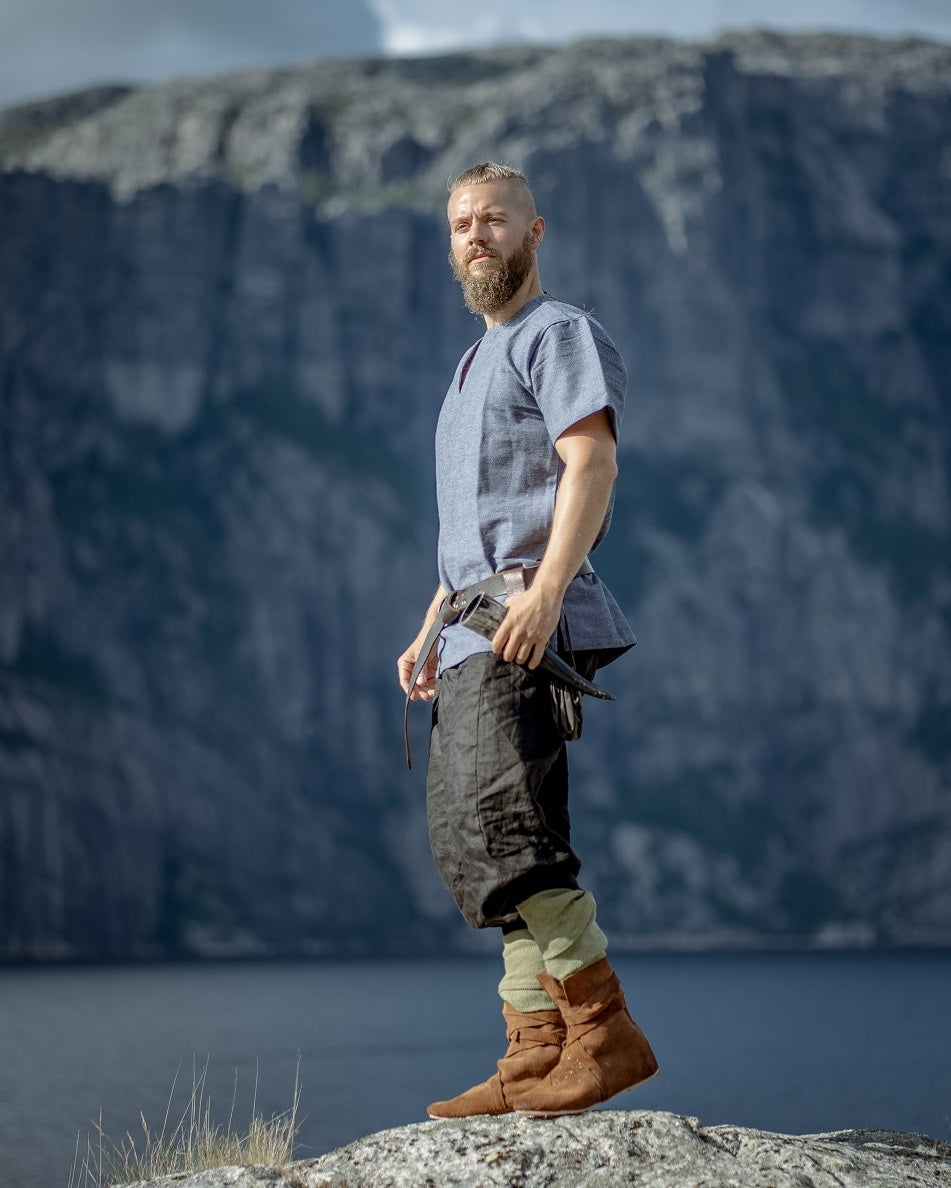 Short Viking tunic Edmund, blue
