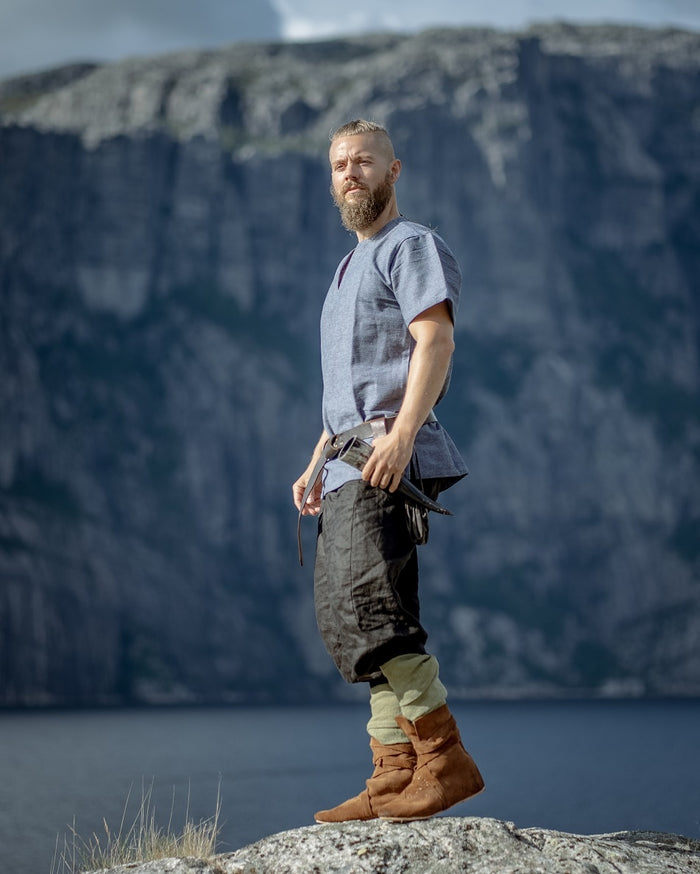 Short Viking tunic Edmund, blue
