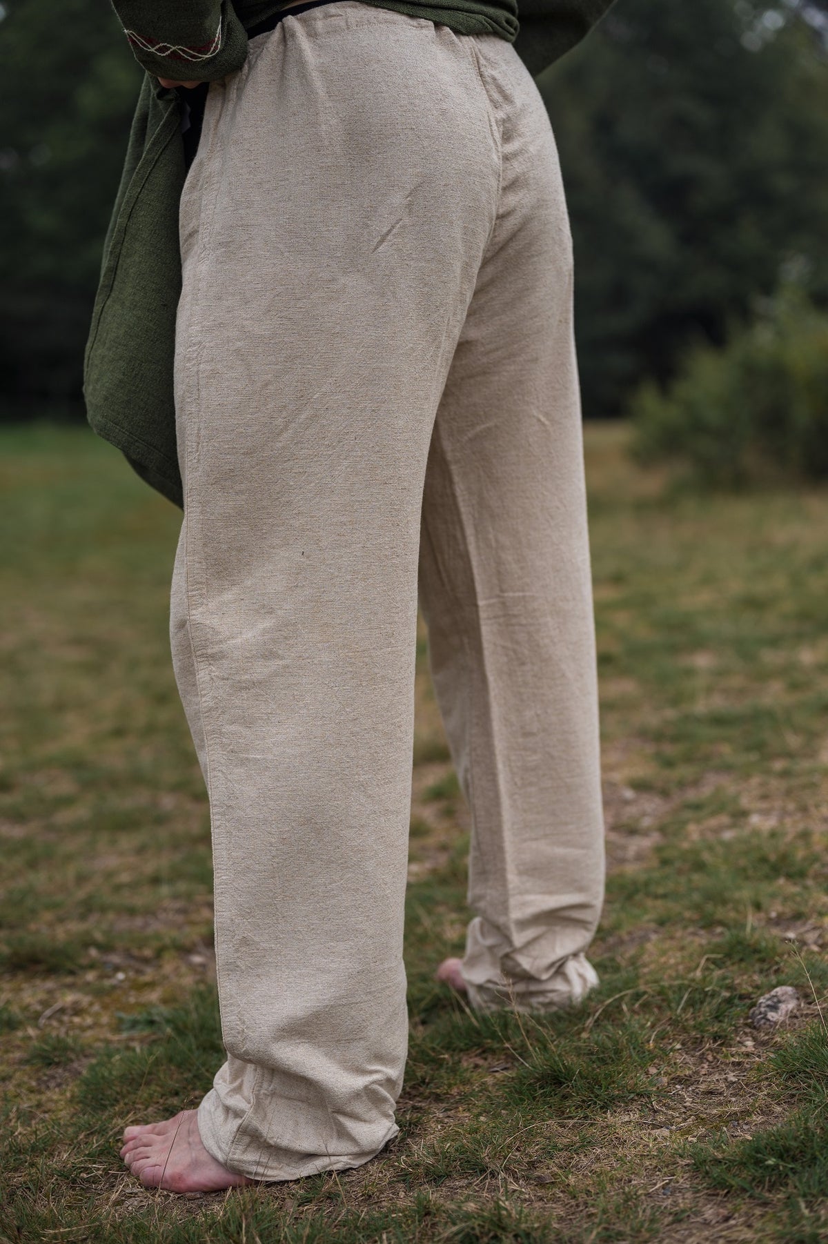 Linen Viking trousers, natural
