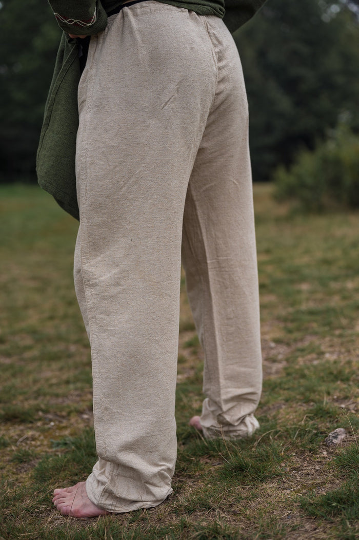 Linen Viking trousers, natural