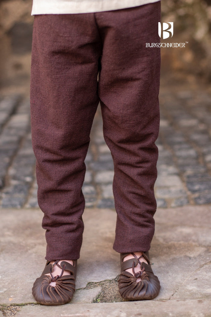 Kids Thorsberg trousers Ragnarsson, brown