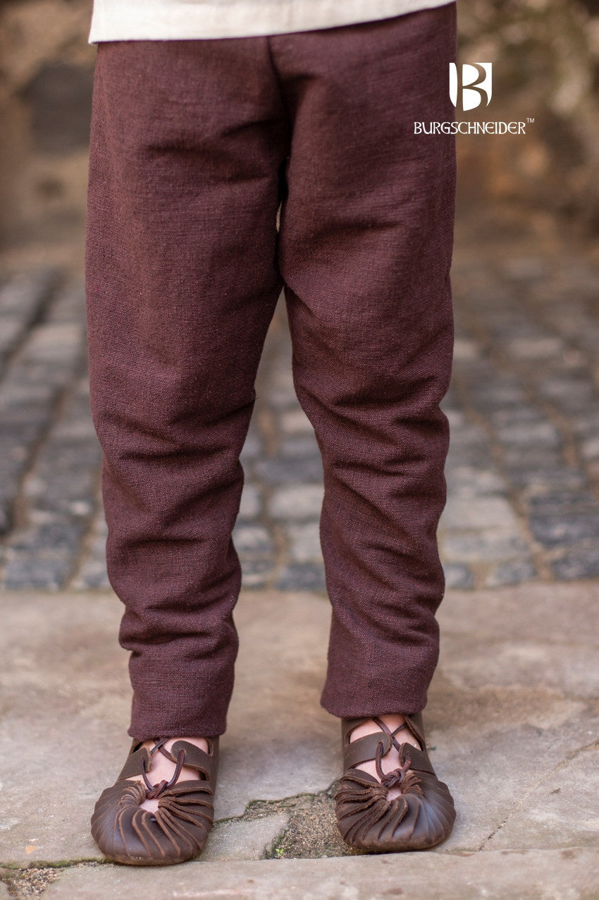 Kids Thorsberg trousers Ragnarsson, brown