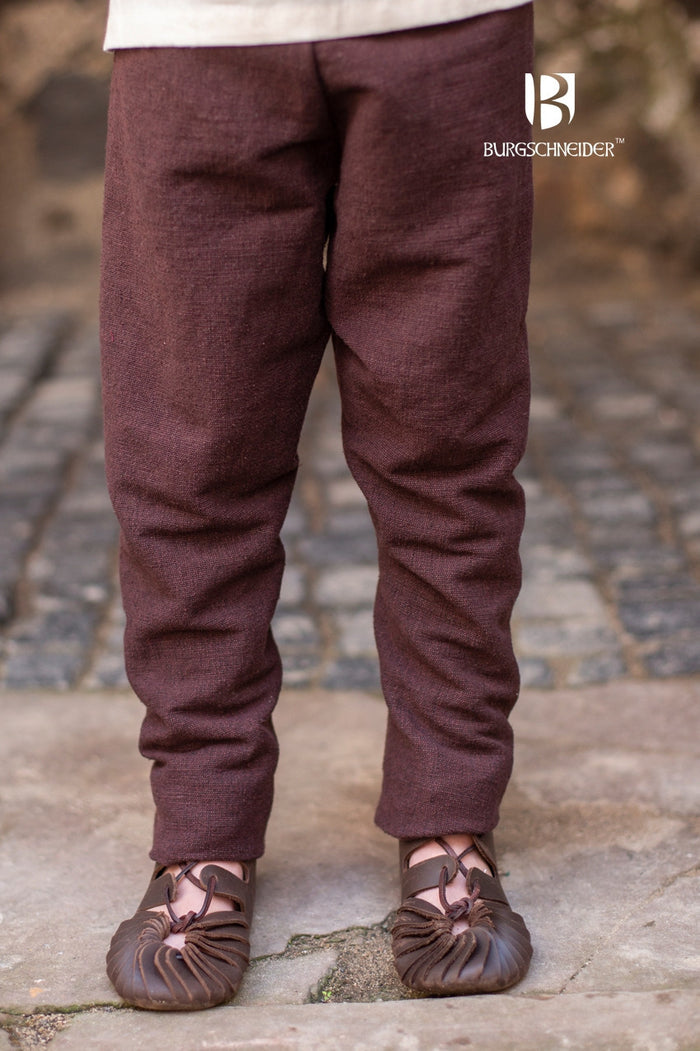 Kids Thorsberg trousers Ragnarsson, brown