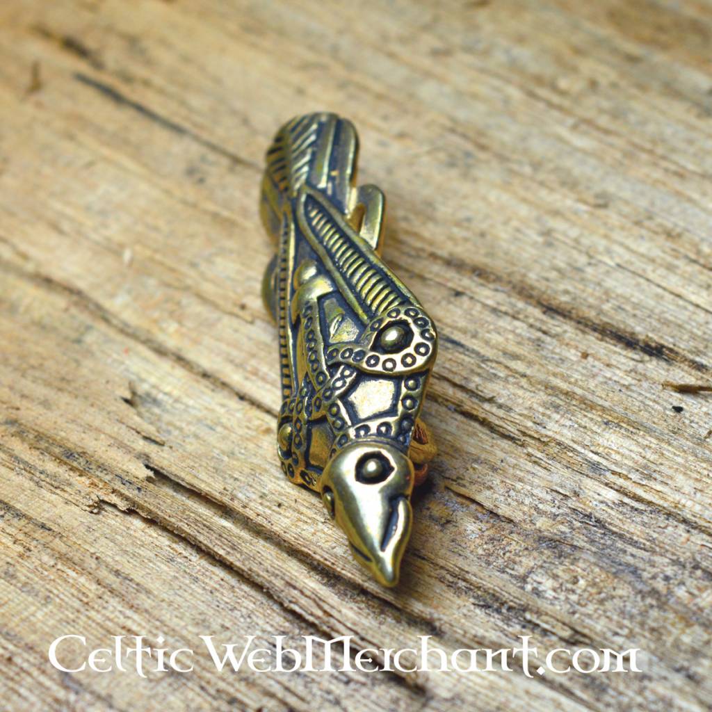 Vendel Bird Fibula Uppåkra, bronze
